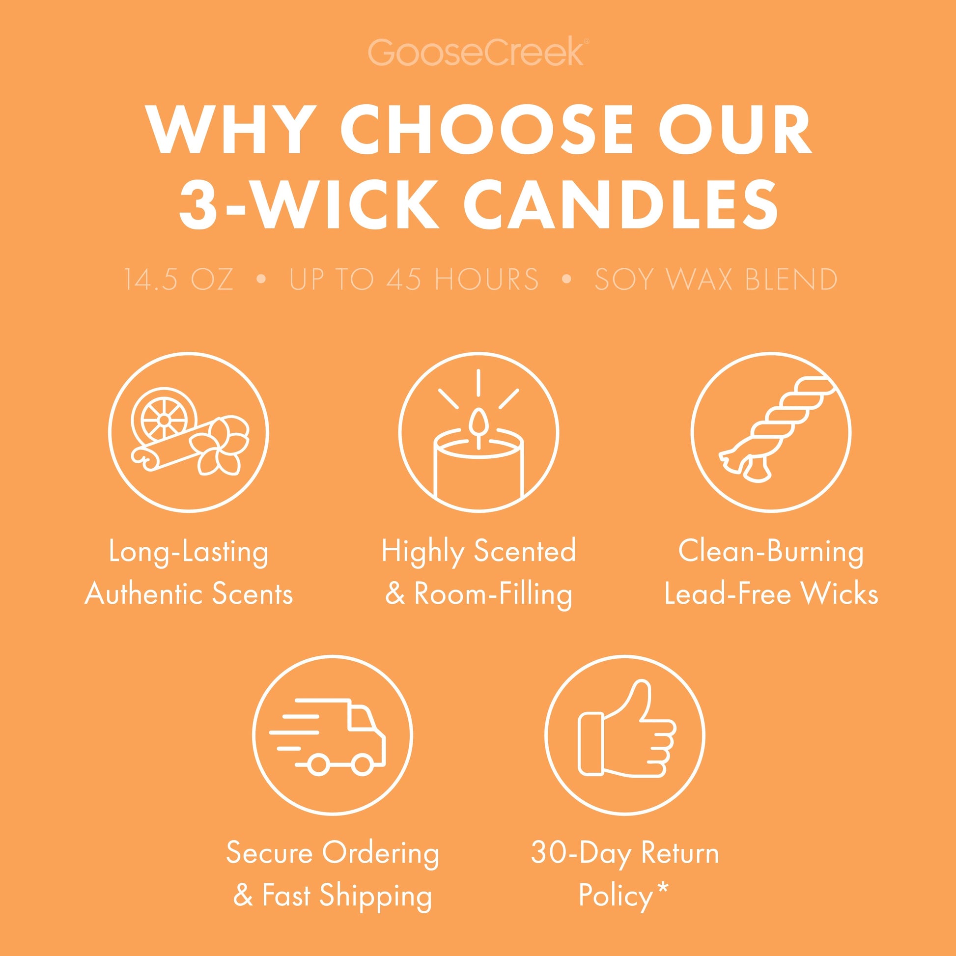 Georgia Peach 3-Wick Candle