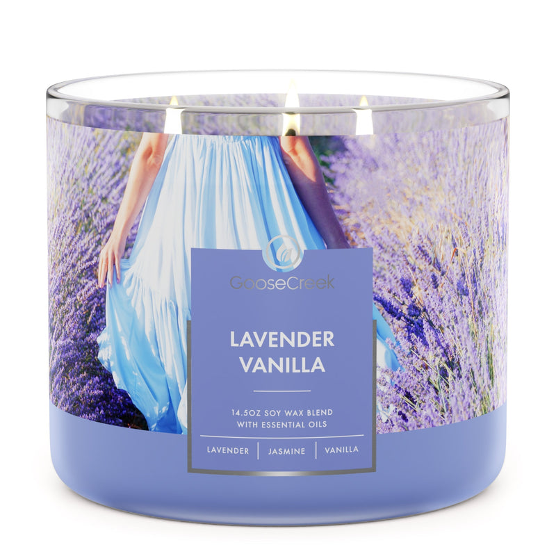 Lavender Vanilla 3-Wick Candle Series 2-0131